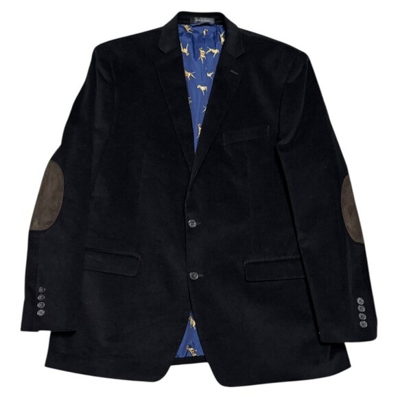 LAUREN RALPH LAUREN Corduroy DOG Luxury Designer Blazer Suit Jacket Mens XL 44L - Picture 1 of 9